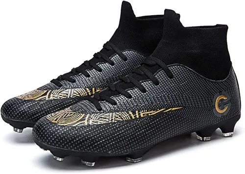 Vista 2 de LIAOCXF Botas de fútbol para hombre zapatos de fútbol profesionales zapatos de competiciónentrenamiento para niños