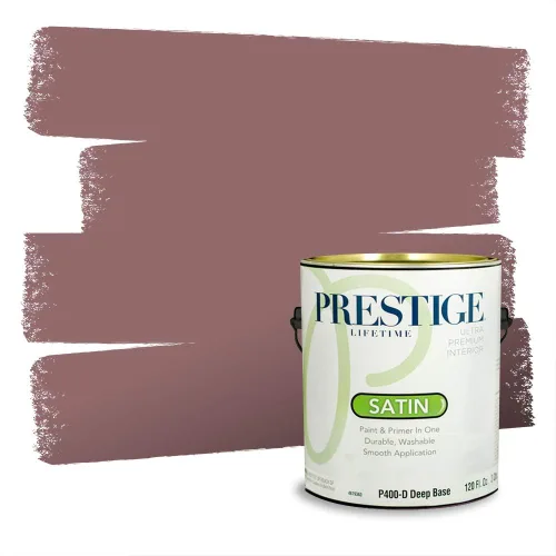 Vista 26 de Prestige Paints Pintura exterior e imprimación en uno, 1 galón, plano, coincidencia comparable de Valspar* Amber Rose*