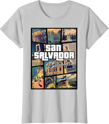 Vista 22 de Camiseta Orgullosa de San Salvador Capital El Salvador