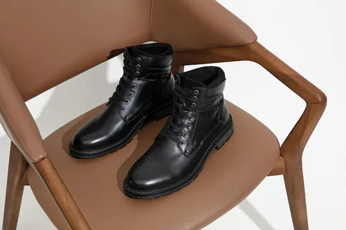 Vista 5 de Jousen Mens Casual Boots Chukka Leather Boots for Men's Dress Boots