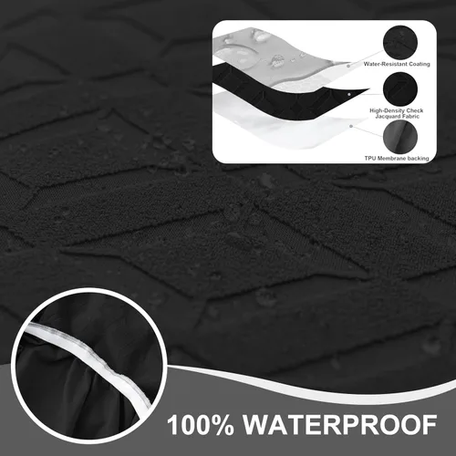 Vista 109 de Gennia Funda Impermeable para Silla Reclinable, Fundas Elásticas para Sofá Reclinable con Bolsillos, Fundas Lavables para Silla Reclinable Lazy Boy