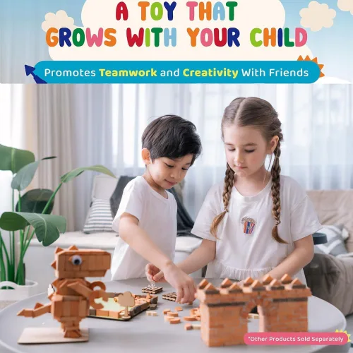 Vista 2 de Juego de construcción de dragón, juguete educativo de construcción para niños de 6 años en adelante, ladrillos de manualidades para adultos, casa