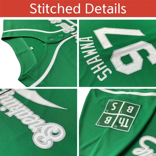 Vista 3 de Camiseta de béisbol personalizada para hombre, camisa con botones, número de nombre, uniforme deportivo para mujeres, jóvenes, talla grande