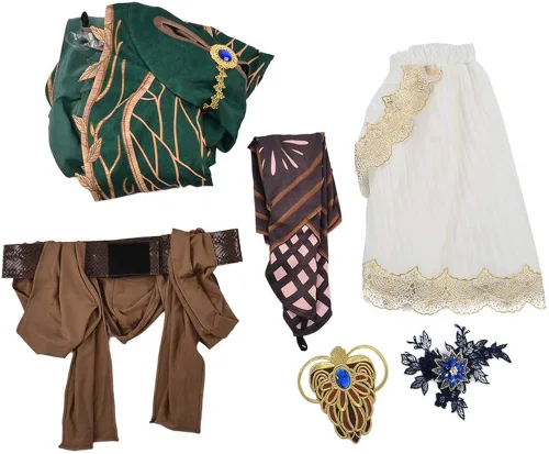 Vista 4 de miccostumes Disfraz de disfraz DLC de aspecto alternativo para mujer bata de disfraz de cosplay