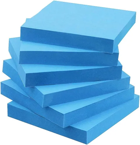 Vista 6 de Early Buy Notas adhesivas 3x3 autoadhesivas negras 6 blocs, 90 hojas/bloc