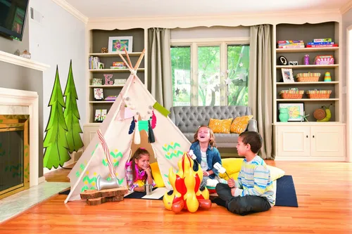 Vista 4 de Fun Express Hacha inflable, juego de 12 Accesorios de disfraz de hacha, juguetes de camping, accesorios de disfraces, recuerdos