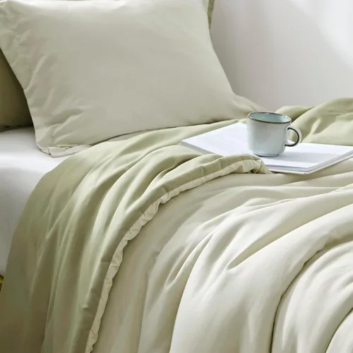 Vista 7 de Dorm Haul® Cozy College - Juego de edredón para cama individual XL - Leche de olmo/avena