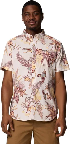 Vista 11 de Columbia - Camisa de manga corta para hombre Rapid Rivers con estampado, con cómodo elástico Colegial Navy Outback