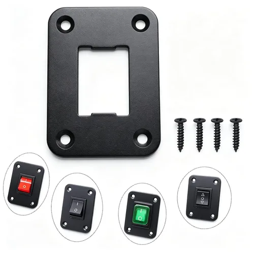 Vista 19 de Twidec /6 interruptores basculantes de 12 V de encendido/apagado de barco CA 6A/250V 10A/125V SPST 2 pines 2 posiciones interruptor de palanca