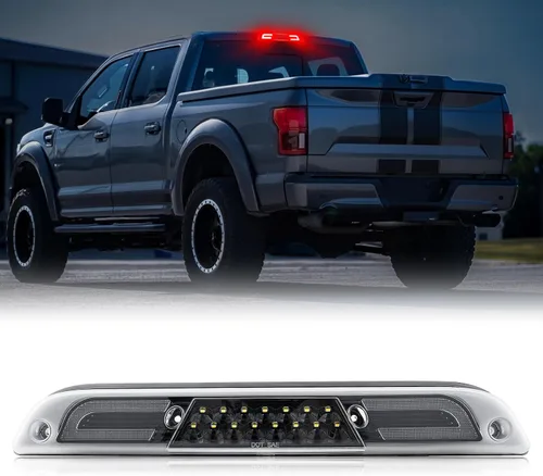Vista 9 de Tercera tercera luz de freno LED compatible con F1501994-1996 F250/F350 1994-1997/para Bronco 1992-1996 ensamblajes de luz de freno de montaje alto