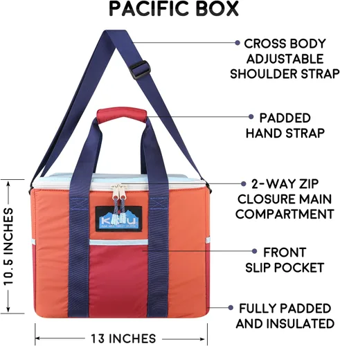 Vista 6 de KAVU Pacific Box - Bolsa enfriadora cruzada aislada a prueba de fugas