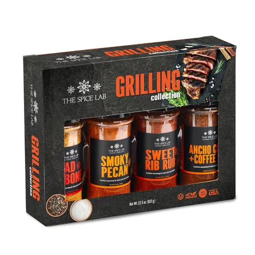 Vista 11 de Juego de 4 tarros cocteleros para asar a la parrilla, condimentos premium para parrilla, juego de accesorios para barbacoa, imprescindible para cada