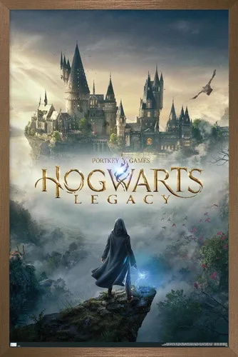 Vista 17 de Trends International Harry Potter: Hogwarts Legacy - Póster de pared de arte clave, 22.4 pulgadas de largo x 14.7 pulgadas, versión enmarcada