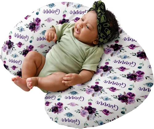Vista 25 de Dyoart Funda de almohada de lactancia para bebé, fundas de lactancia con nombre personalizado, suave, funda de almohada de lactancia materna