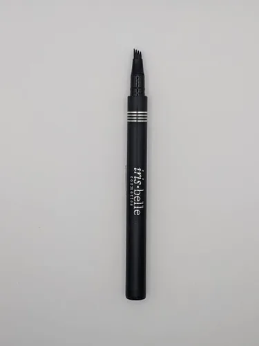 Vista 6 de IRIS.BELLE 2 bolígrafos de tinta para cejas impermeables con microblade, 4 líneas, aspecto natural (negro y marrón oscuro)