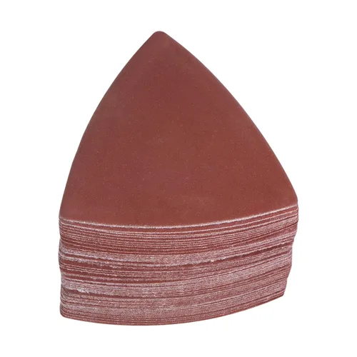 Vista 10 de HARFINGTON 60 piezas de papel de lija triangular de gancho y bucle, 40 granos, almohadillas de lijado de óxido de aluminio de 3-1/8 pulgadas, papel