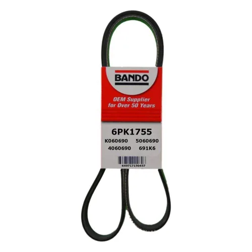 Vista 19 de Bando USA 6PK1255 Correa de serpentina de calidad OEM