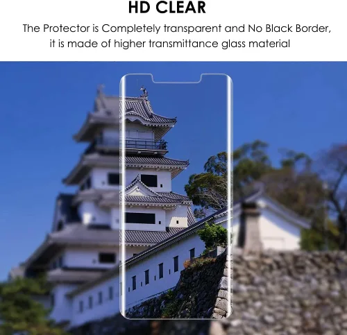 Vista 9 de Paquete de 3 protectores de pantalla para Huawei Mate 20 Pro, vidrio templado [juego UV], adhesivo de pantalla completa de borde a borde, reparación