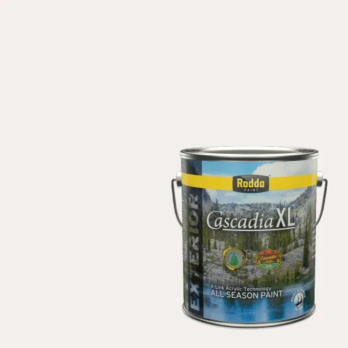 Vista 129 de Rodda Paint CASCADIA XL - Pintura e imprimación satinada para exteriores en uno, cuarto de galón, color blanco