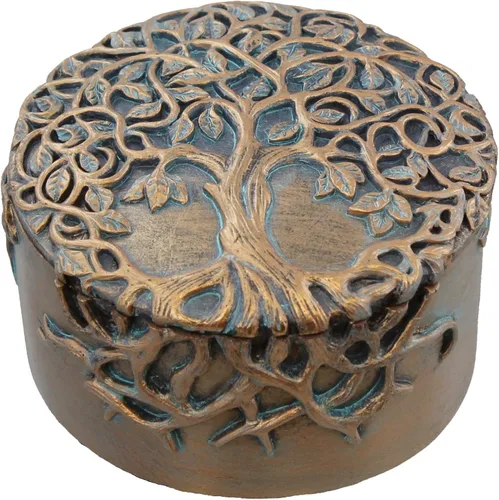 Vista 3 de Old River Outdoors Joyero decorativo del árbol de la vida - Celtic Art