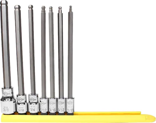Vista 19 de Mayhew Tools 16032 Torx Juego de brocas de inserción, cromado, 10 piezas de longitud media
