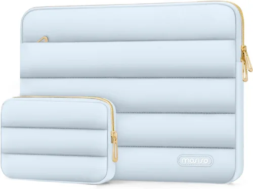 Vista 12 de MOSISO Funda para laptop de 13.3 pulgadas, 13-13.3 pulgadas funda de Marrón
