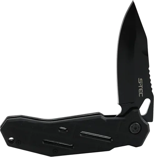Vista 5 de S-TEC Cuchillo de bolsillo plegable EDC con rodamiento de bolas con mango compuesto G10, estilo múltiple para elegir