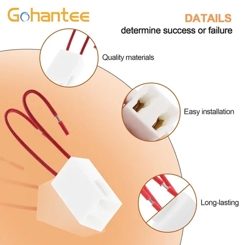 Vista 4 de gohantee Kit de 4 bloques de receptáculo de terminales de quemador, repuesto # 12001676, compatible con Kenmore Sears y Maytag