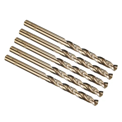 Vista 59 de PATIKIL Broca Jobber de 0.039 in, vástago recto M35 cobalto 5% acero de alta velocidad 135° acabado dorado para metal duro de acero inoxidable - 2