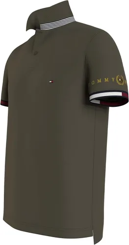 Vista 3 de Tommy Hilfiger Polo delgado con puño y bandera Icon para hombre