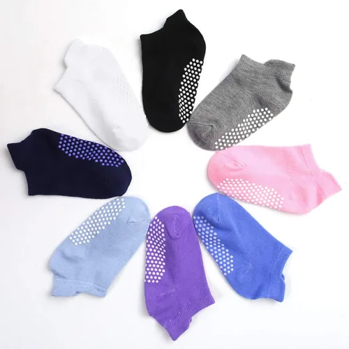 Vista 3 de Cooraby 16 pares de calcetines antideslizantes para niños pequeños y niñas