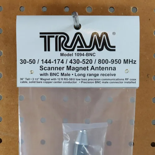 Vista 7 de Tram® Escáner 3 1/2" Antena magnética con conector BNC-macho