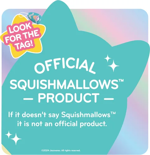Vista 5 de Squishmallows Peluche oficial de Jazwares de 10 pulgadas Sky The Graduation Squid Plush – Suave peluche de calamar coleccionable regalo