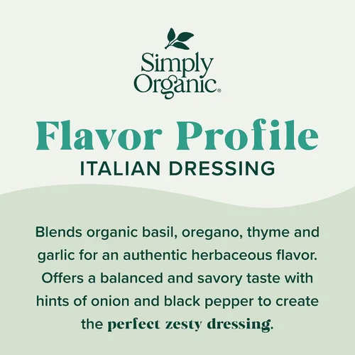 Vista 3 de Simply Organic Italian, certificado orgánico, sin gluten 0.7 oz