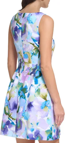 Vista 3 de Jessica Howard Vestido casual con estampado pequeño para mujer