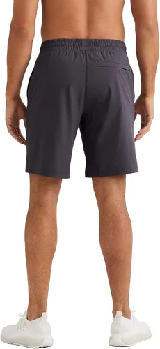 Vista 3 de Rhone Pantalones cortos Mako de 9 pulgadas para hombre, antiolor, sin forro, pantalones cortos de gimnasio para hombre que absorben la humedad