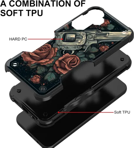 Vista 650 de Funda para Galaxy A14 5G, [Doble Capa][Protección contra Caídas de Grado Militar de 10 Pies] [Antideslizante] Funda Resistente a Prueba de Golpes