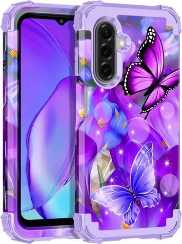Vista 50 de Rancase para Galaxy S25, Funda de tres capas, protección resistente a los golpes, paraguas de plástico duro + funda protectora de goma de silicona