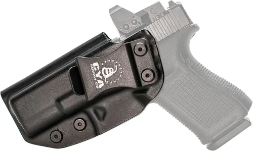 Vista 7 de CYA Supply Co. - Fundas IWB Black Optics Ready - Múltiples ajustes - Propiedad de veteranos - Fabricado en Estados Unidos