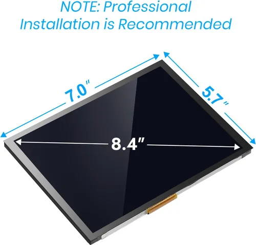 Vista 5 de 17-22 Reemplazo de 8.4 pulgadas Uconnect 4C UAQ LCD Monitor de navegación de radio con pantalla táctil Nuevo reemplazo OEM apto para Dodge RAM Jeep