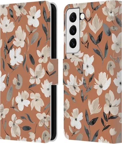 Vista 78 de Head Case Designs Officially Licensed Ninola Ditsy Flowers Yellow Nature Bold Leather Wallet Case Compatible with Samsung Galaxy A07 4G