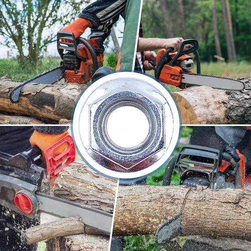 Vista 7 de Kit de tuercas de barra 10 piezas para Echo CS-400 Husqvarna 55, 455, 460 Rancher Motosierra Brida Tornillo