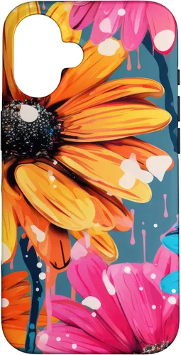 Vista 32 de Drip Gerbera Daisies Case for iPhone 17