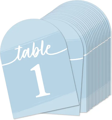 Vista 11 de Big Dot of Happiness Tarjetas de números de mesa boho – Tarjetas de doble cara de 5 x 7 pulgadas, tarjetas de boda, recepción, fiesta, eventos