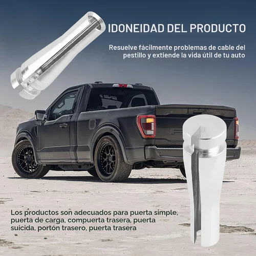 Vista 5 de Kit de reparación de cables de cierre de puerta de 8 piezas, compatible con Ford 1992-2013 F-series, 1992-2014 E-series, Ranger, Expedition