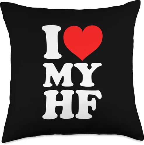 Vista 4 de I Love My HF Almohada de tiro 16x16, multicolor