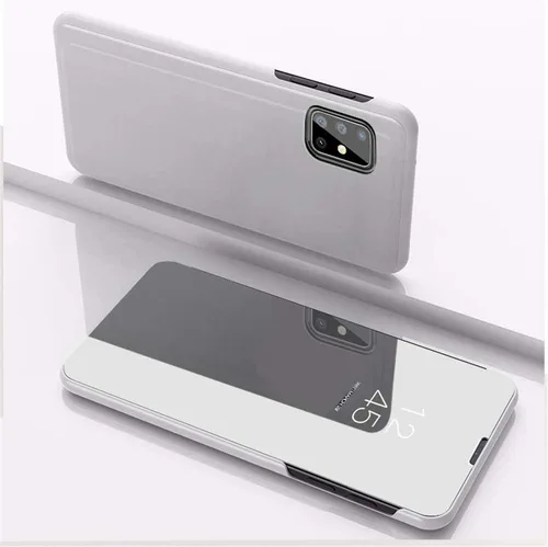 Vista 8 de LEECOCO Galaxy Note 10 Plus - Funda delgada de lujo con espejo galvanizado con ventana transparente y ultrafina con función atril de cuerpo completo
