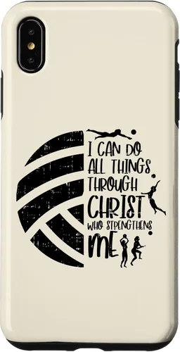 Vista 11 de I Can Do Things Through Christ Volleyball Christian Gift Case for iPhone 17