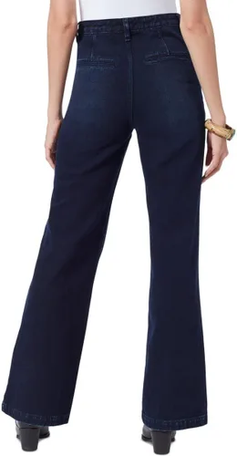 Vista 2 de Sam Edelman Codie - Pantalón de pierna ancha suave de tiro alto para mujer