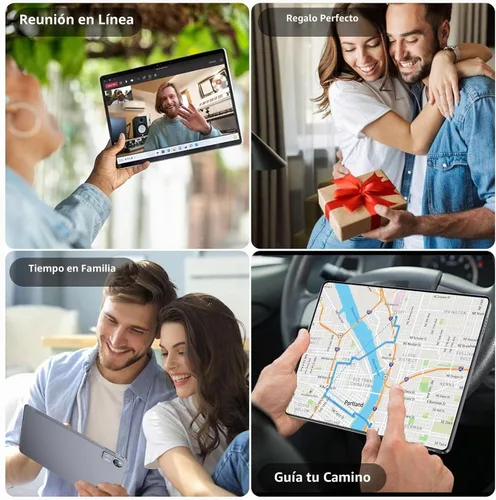Vista 7 de Tablet Android de 10.1 pulgadas, 8 GB de RAM 128 GB de almacenamiento, Android 12 Oct-core procesador, 5 millones+13 millones de cámaras duales
